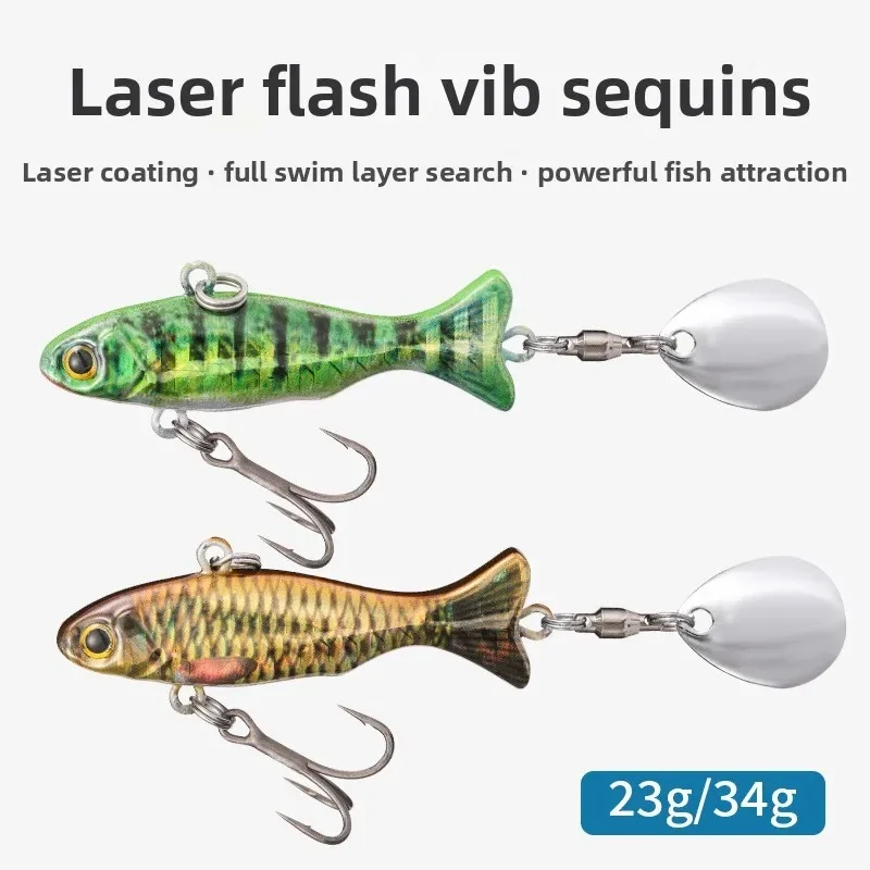 Señuelo VIB metálico para lubina en agua salada – Lanzamiento largo - imagen 3
