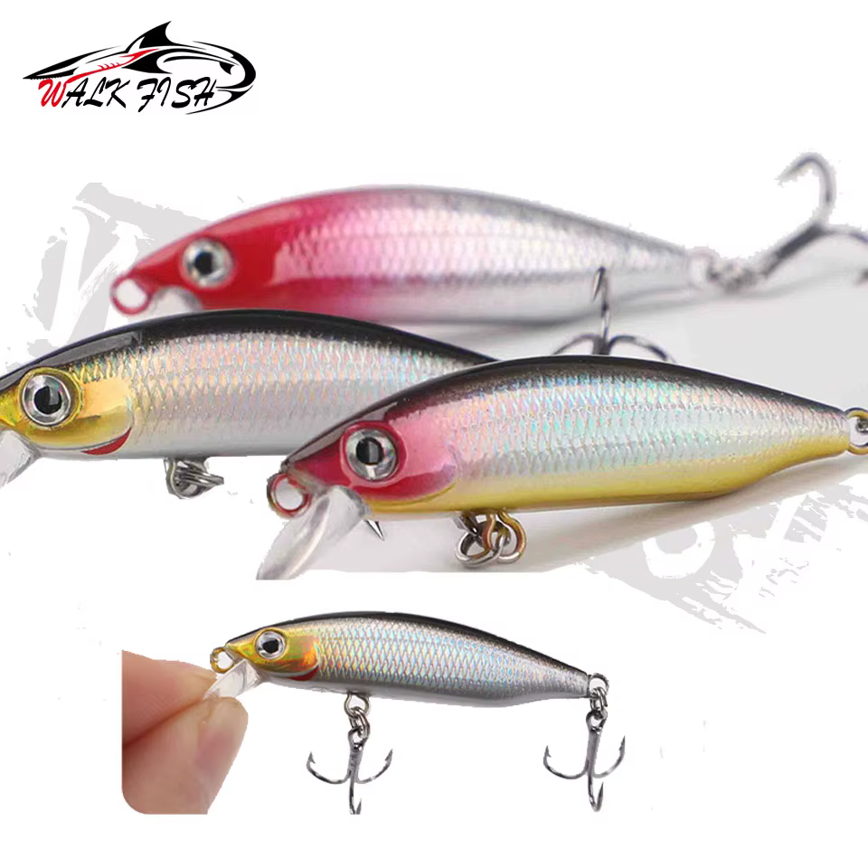 Crankbait Walk Fish 5cm – Señuelo superficie walk para lubina y trucha - imagen 2