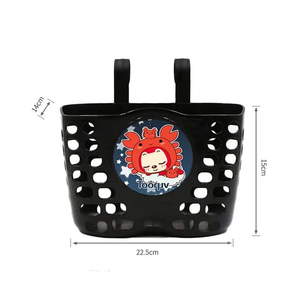 Cesta infantil azul para manillar de bicicleta