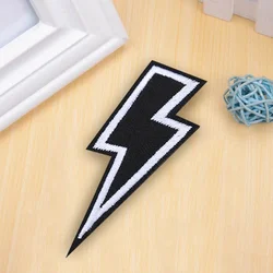 Parches de hierro con logo bordado Lightning - Para ropa punk