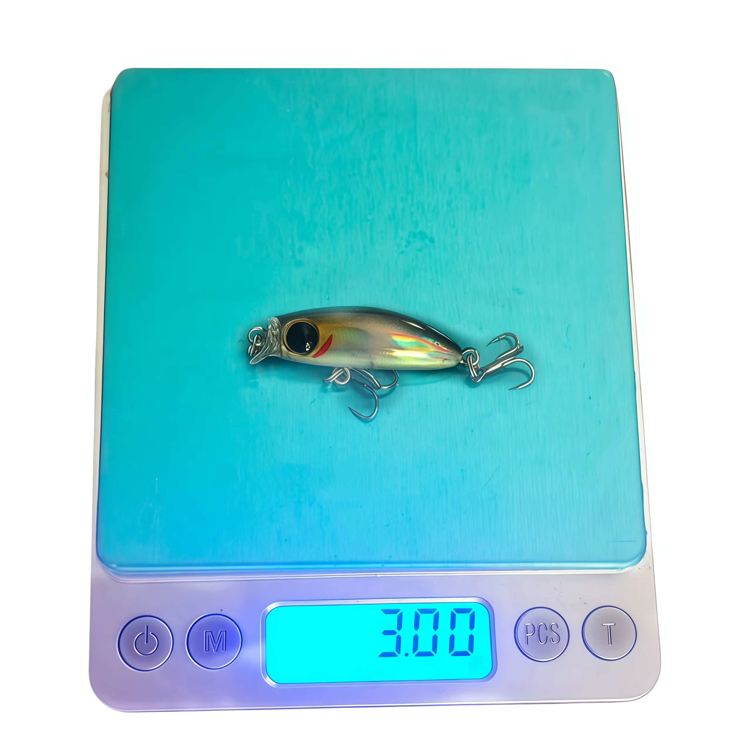 Vista lateral del señuelo sinking minnow 43mm