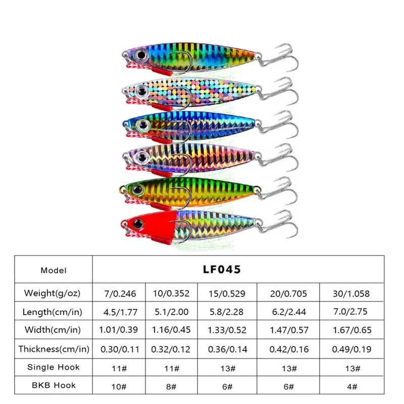 Acción de pesca: hundimiento lento y vibración para atraer peces