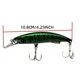 Duo Roughtail Blazin minnow grande Minoan Blue Sea Bass - imagen 5