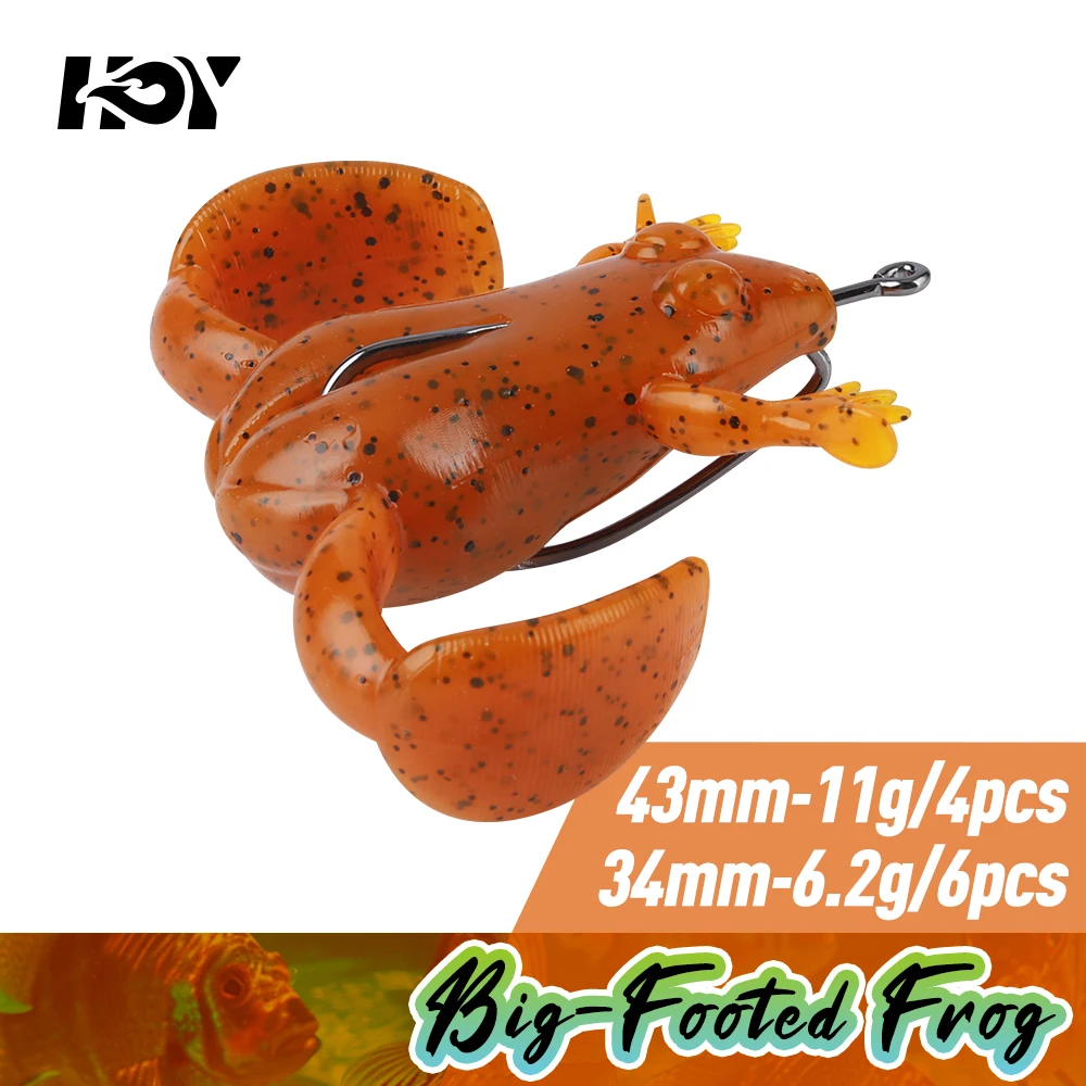 Kingdom Frog Kick swimbait flotante TPE con anzuelo para pesca