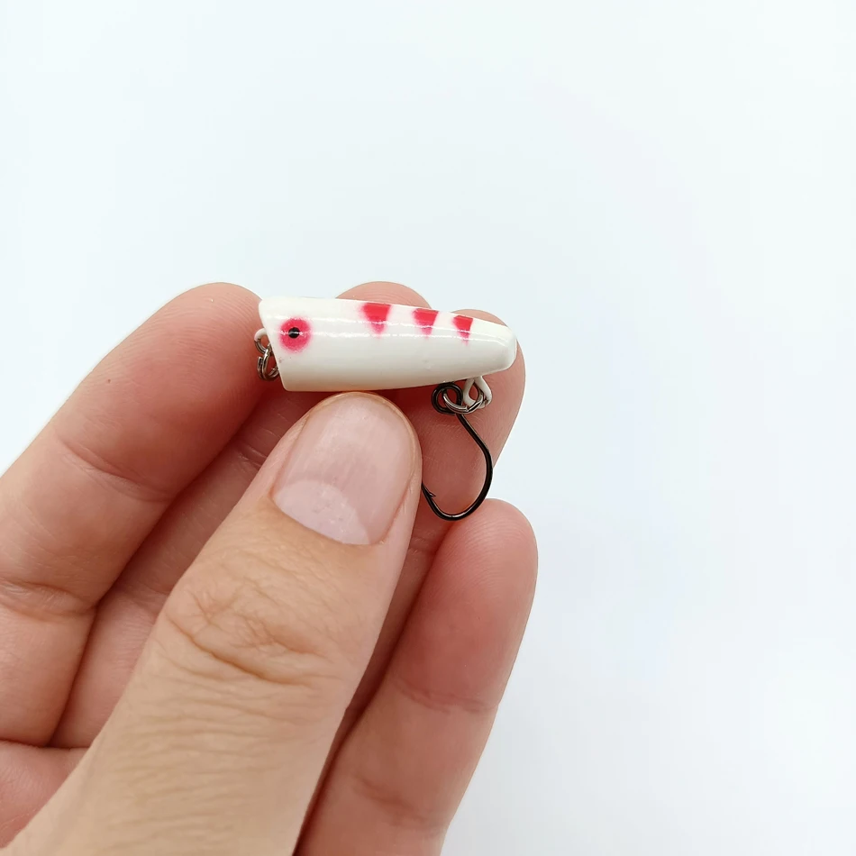 Popper flotante 2,7 cm 1,5g – Mini señuelo para pesca shore - imagen 4