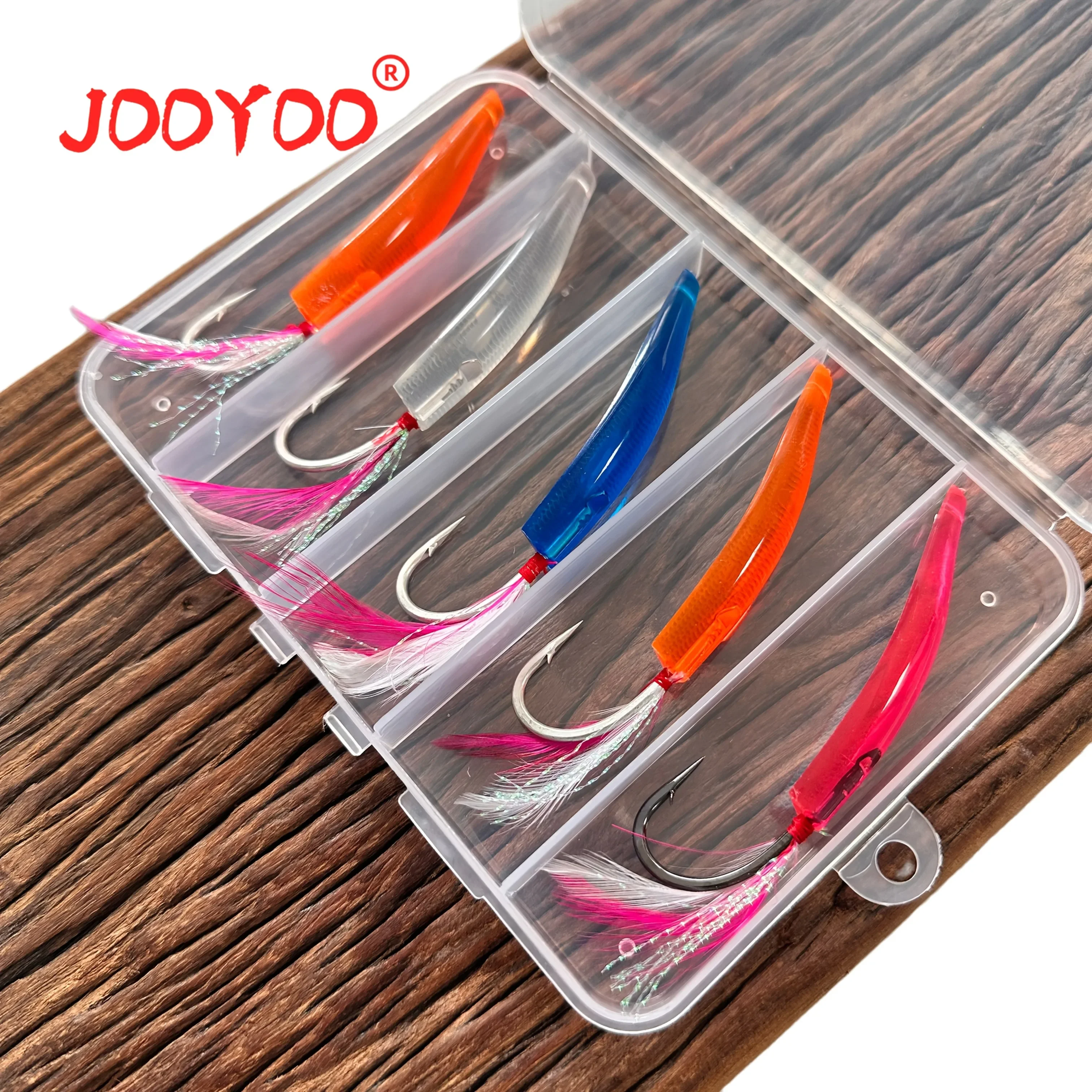 JOOYOO Anzuelo trolling para caballa – 8cm cebo artificial - imagen 4