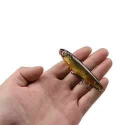 Stickbait Wobbler flotante de cebo artificial tipo lápiz superficie