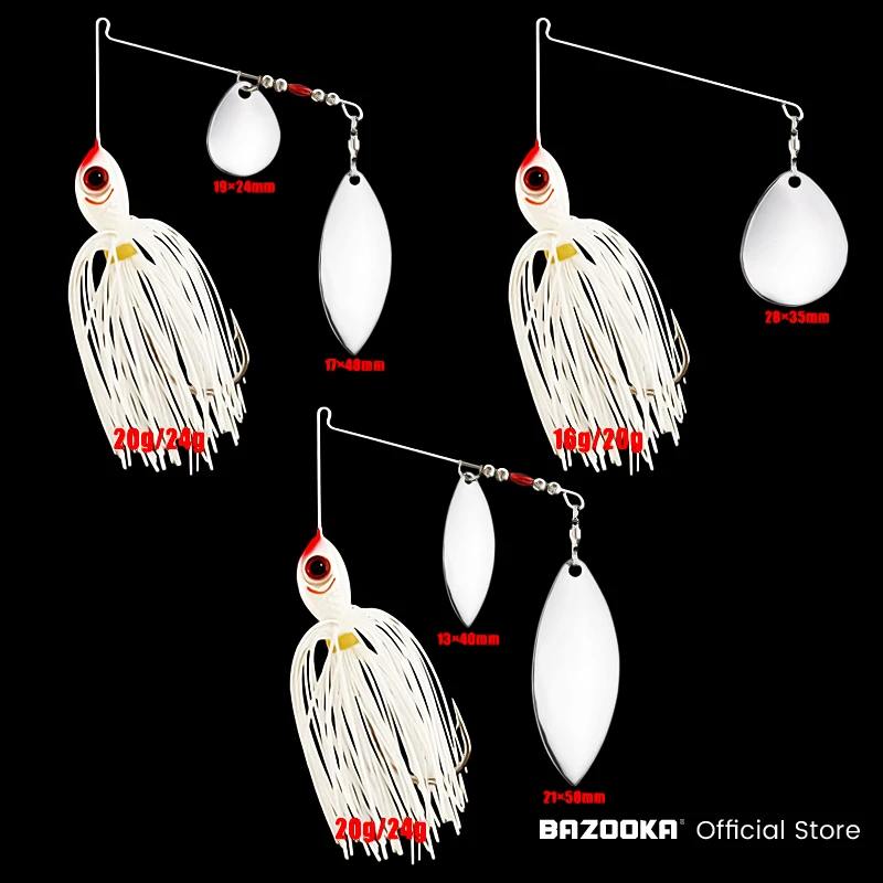 Bazooka Spinnerbait - Señuelo multispecies para bass y lucio eficaz - imagen 4