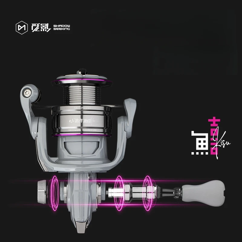 Carrete giratorio Ecooda SXF para pesca en río, lago y corriente - imagen 4