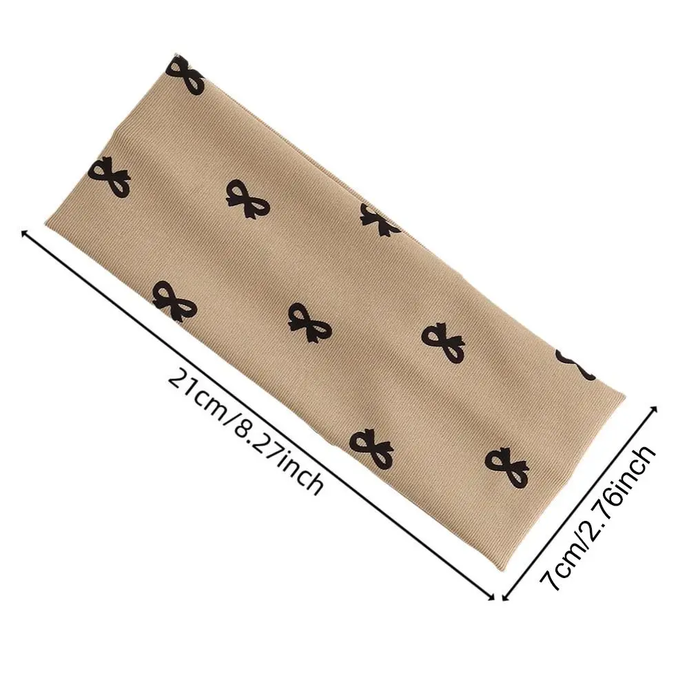 Diadema elástica con estampado de lazo