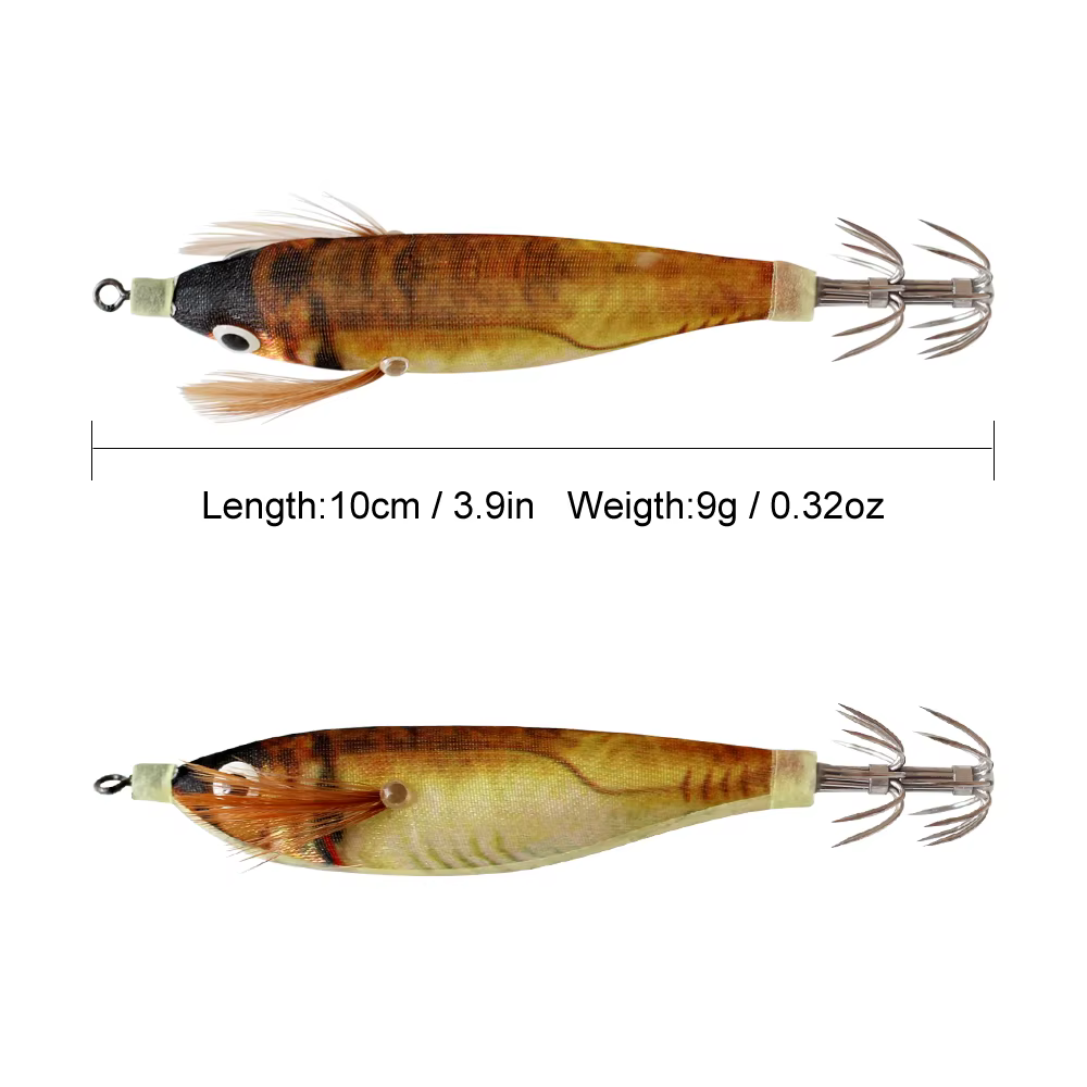 Señuelo Egi Horizontal 10cm 9g – Calamar artificial para pesca en mar - imagen 2