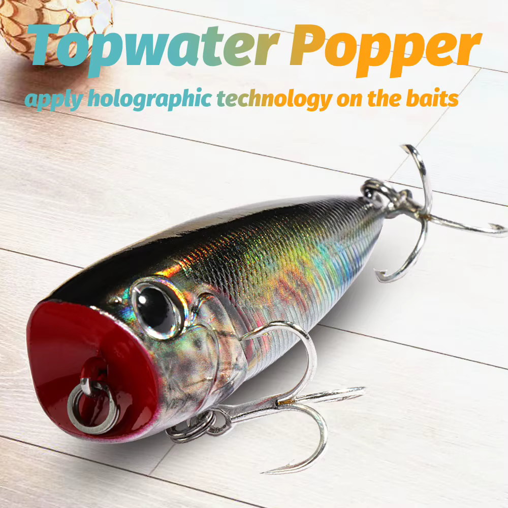 Palpador flotante topwater con bola de acero y balasto de cobre - imagen 4