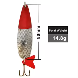 Señuelo Rigido para Peces Depredadores con Anzuelo Triple