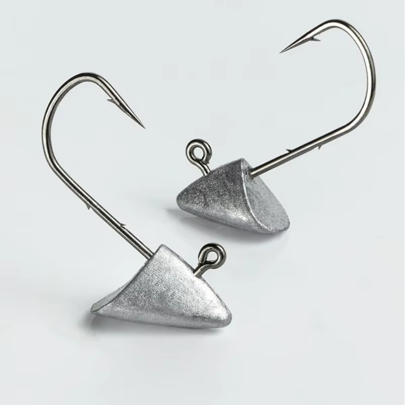 Anzuelos Jig Head de plomo con cola en T para vinilo - imagen 5