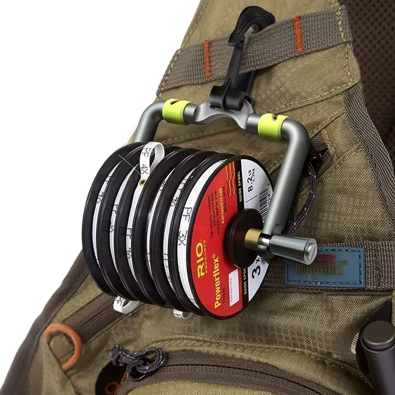 Dispensador Tippet Portátil Porta Bobinas para Pesca de Mosca