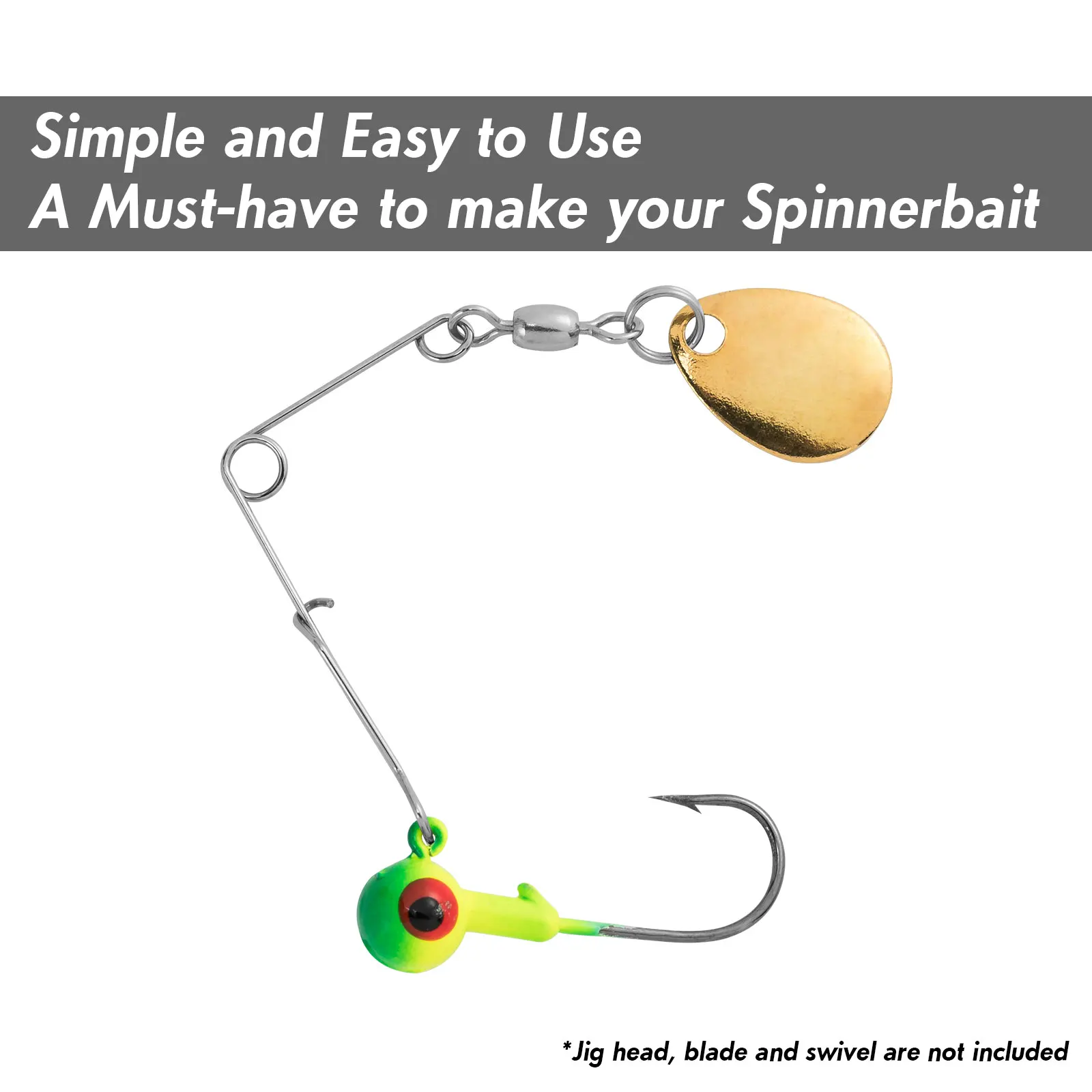 Varillas de acero inoxidable spinnerbait – cabezas de jig - imagen 4