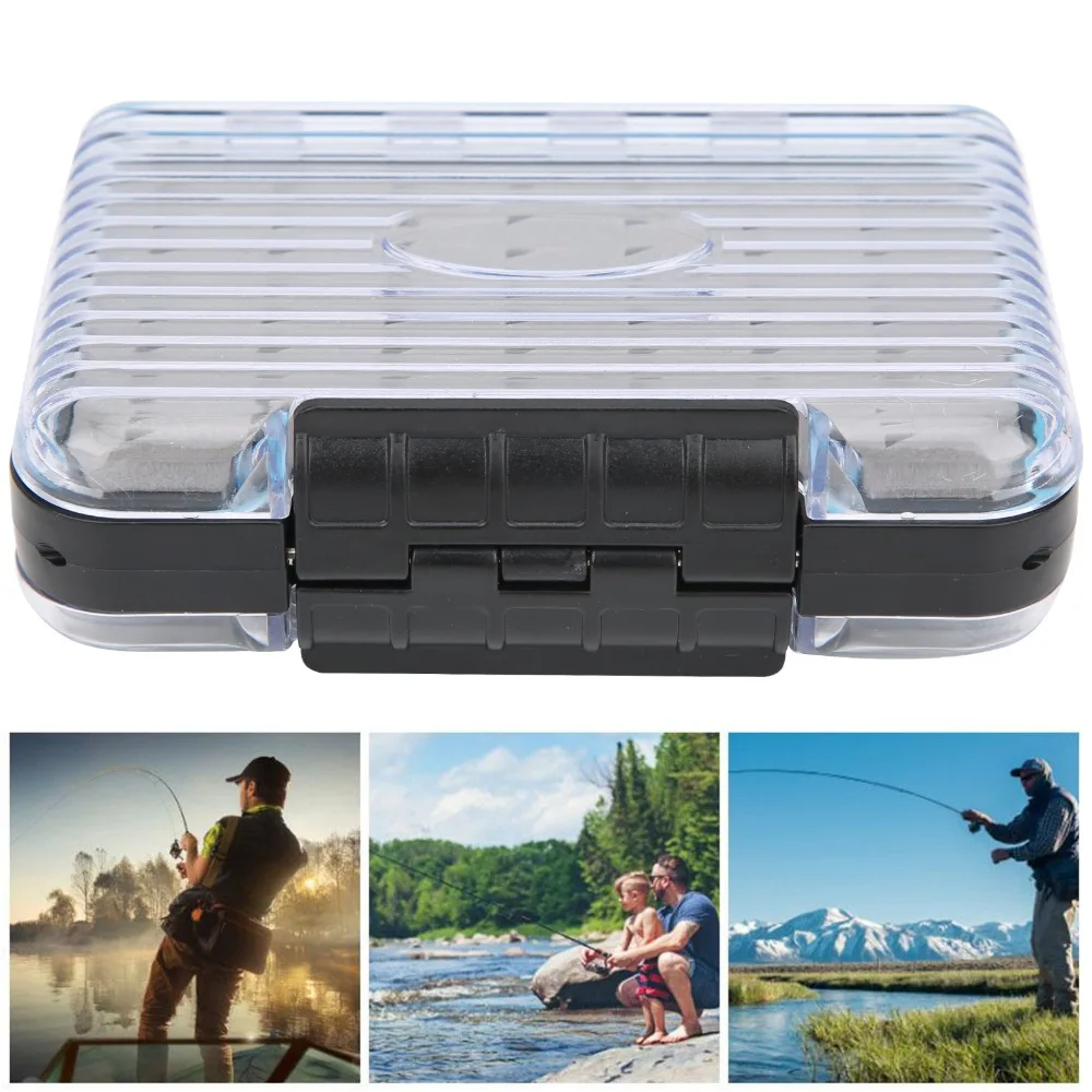 Caja de moscas doble cara PP con tapa transparente impermeable - imagen 4