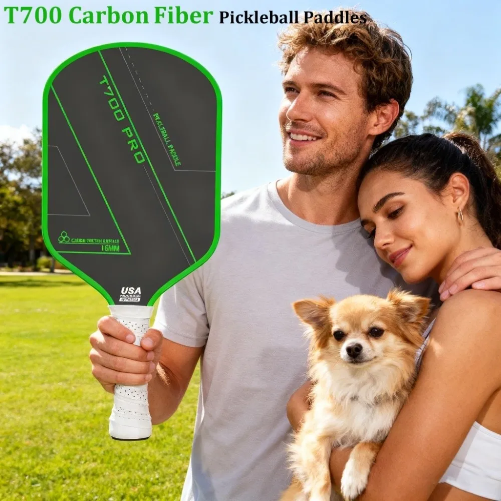 T700 PRO Palas de Pickleball Fibra de Carbono superficie esmerilada - imagen 5