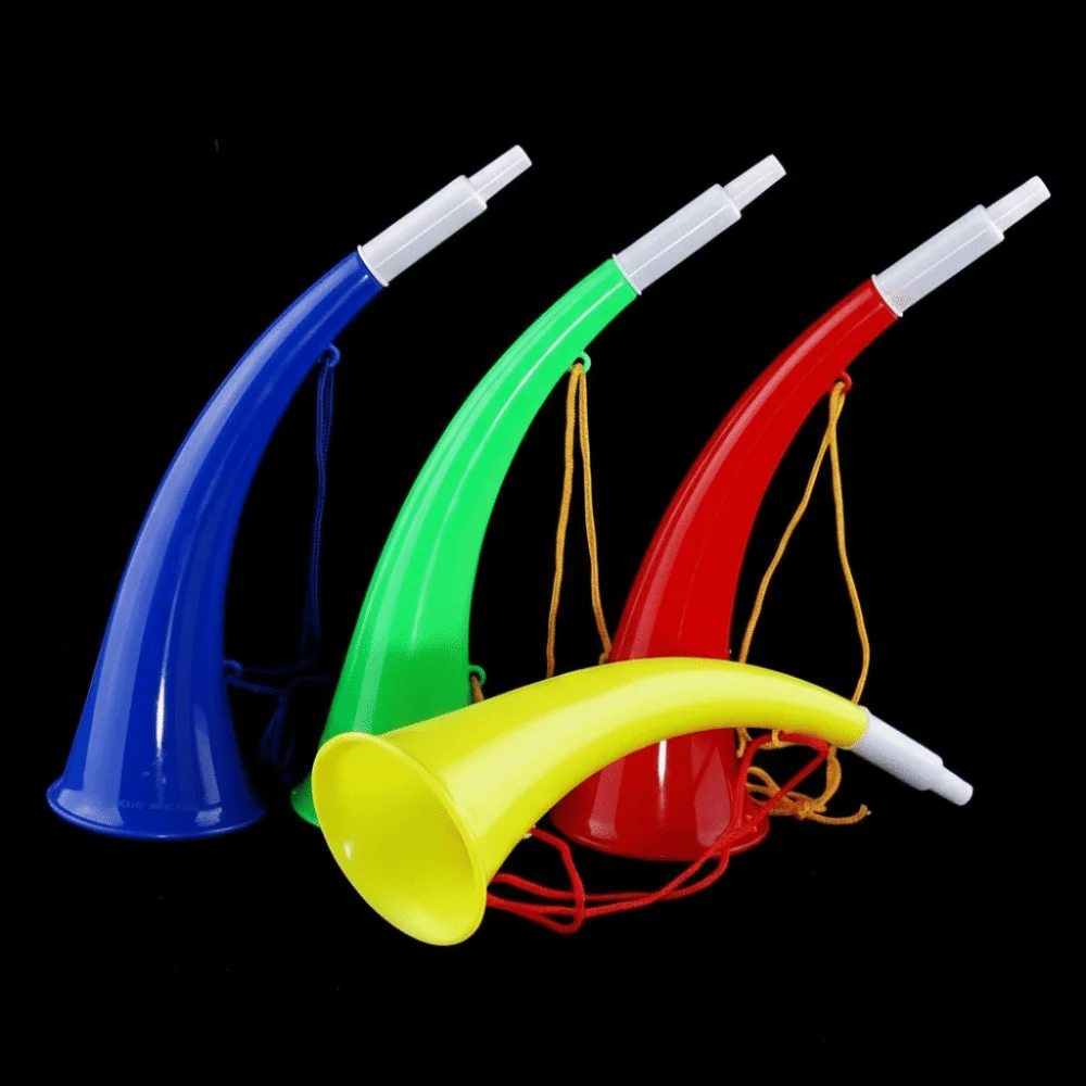 Vuvuzela portátil con cordón, bocina de estadio para eventos - imagen 4