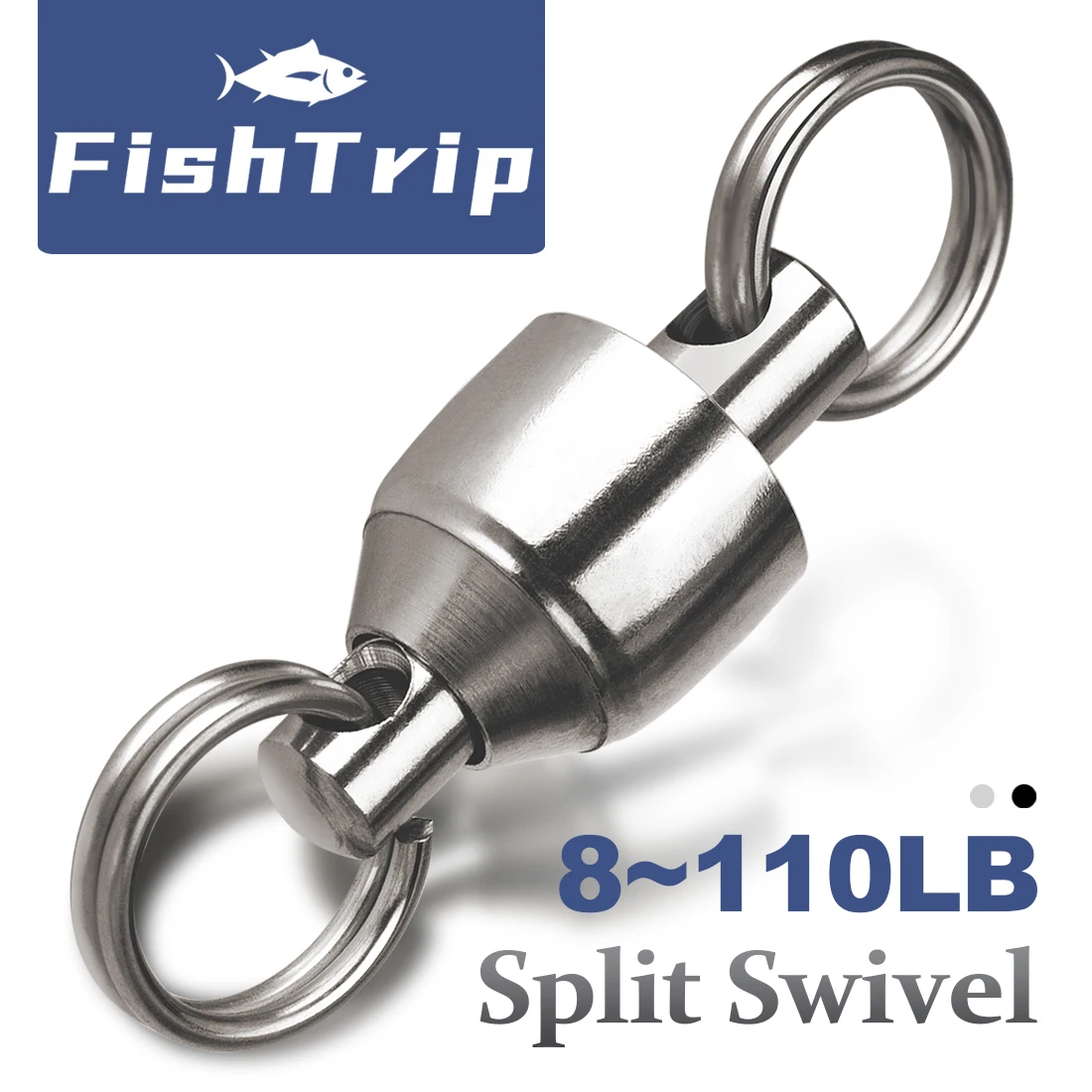 Eslabón giratorio FishTrip Swivel – Acero inoxidable agua salada