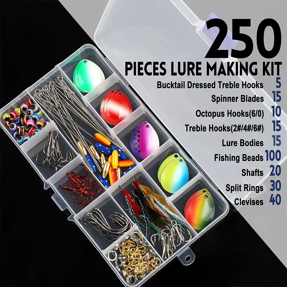Kit de Señuelos Giratorios con Anzuelos Triples de Pluma de Metal - imagen 5