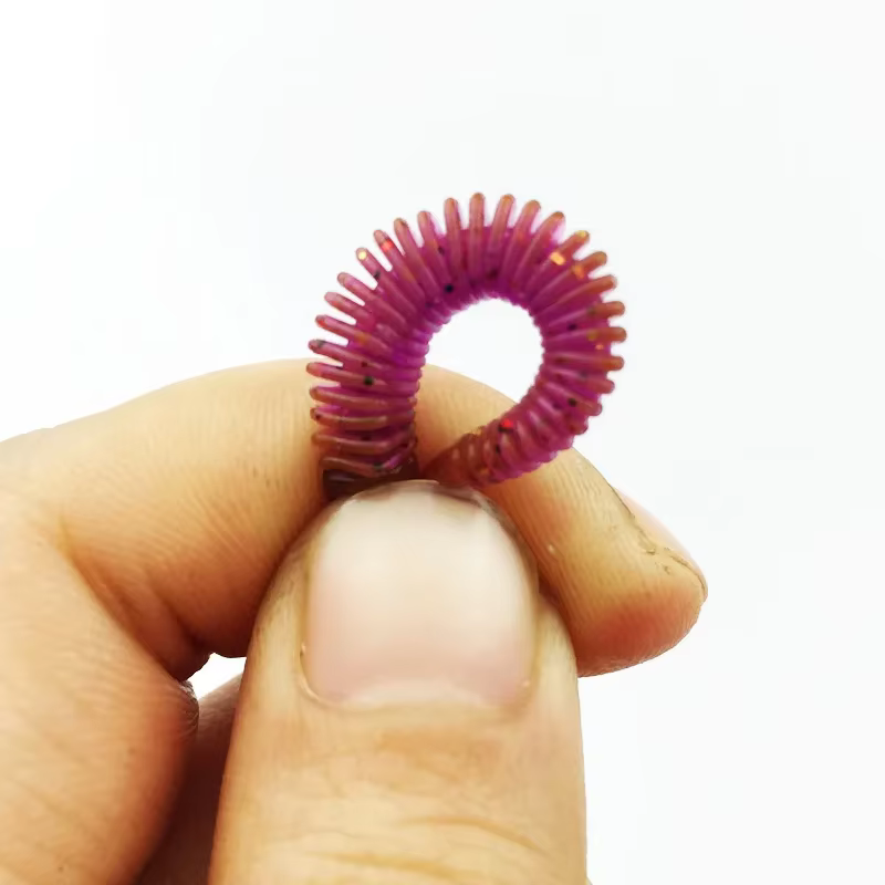 Jig Wobblers 6cm – Gusano de silicona con olor a conmemón para lubina - imagen 5