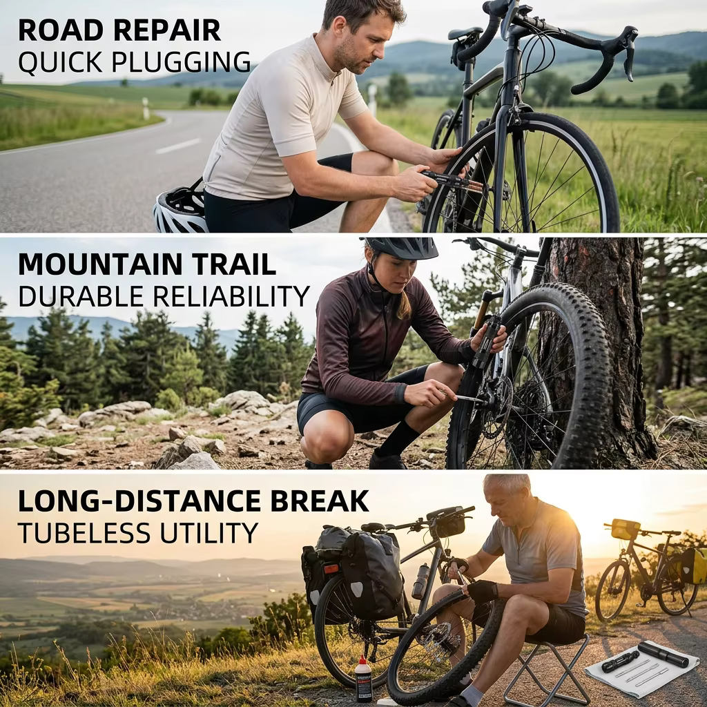 Kit Reparación Neumáticos sin Cámara para BTT y Carretera - imagen 2
