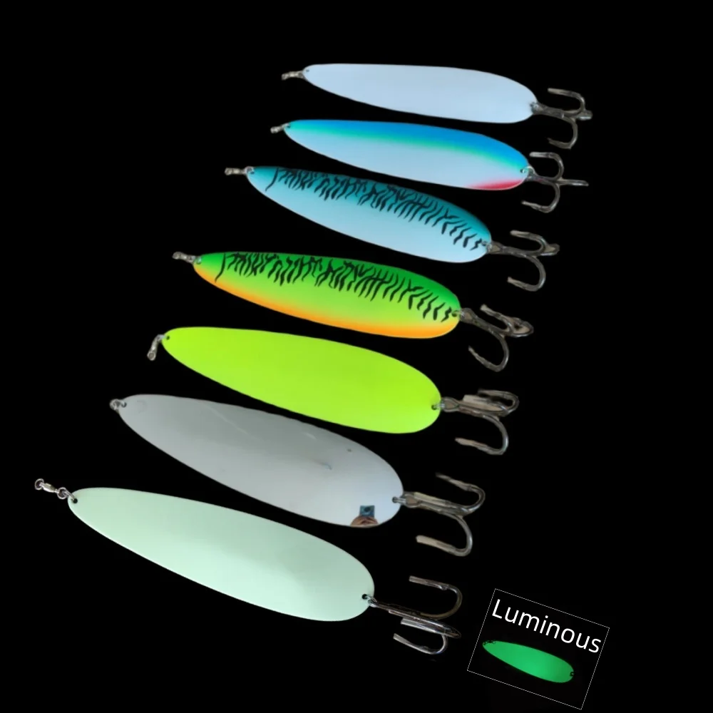 Swolfy Cuchara metálica – Wobbler de fundición lenta para lucio - imagen 4