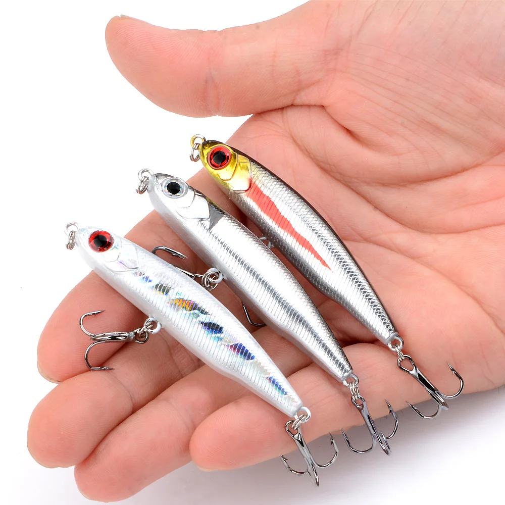 Señuelo lápiz hunde con ojos 3D para trucha, 5-7,5 cm, 3,5-12 g - imagen 4