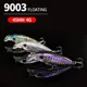 Wobbler jerkbait micro minnow flotante para trucha y lubina