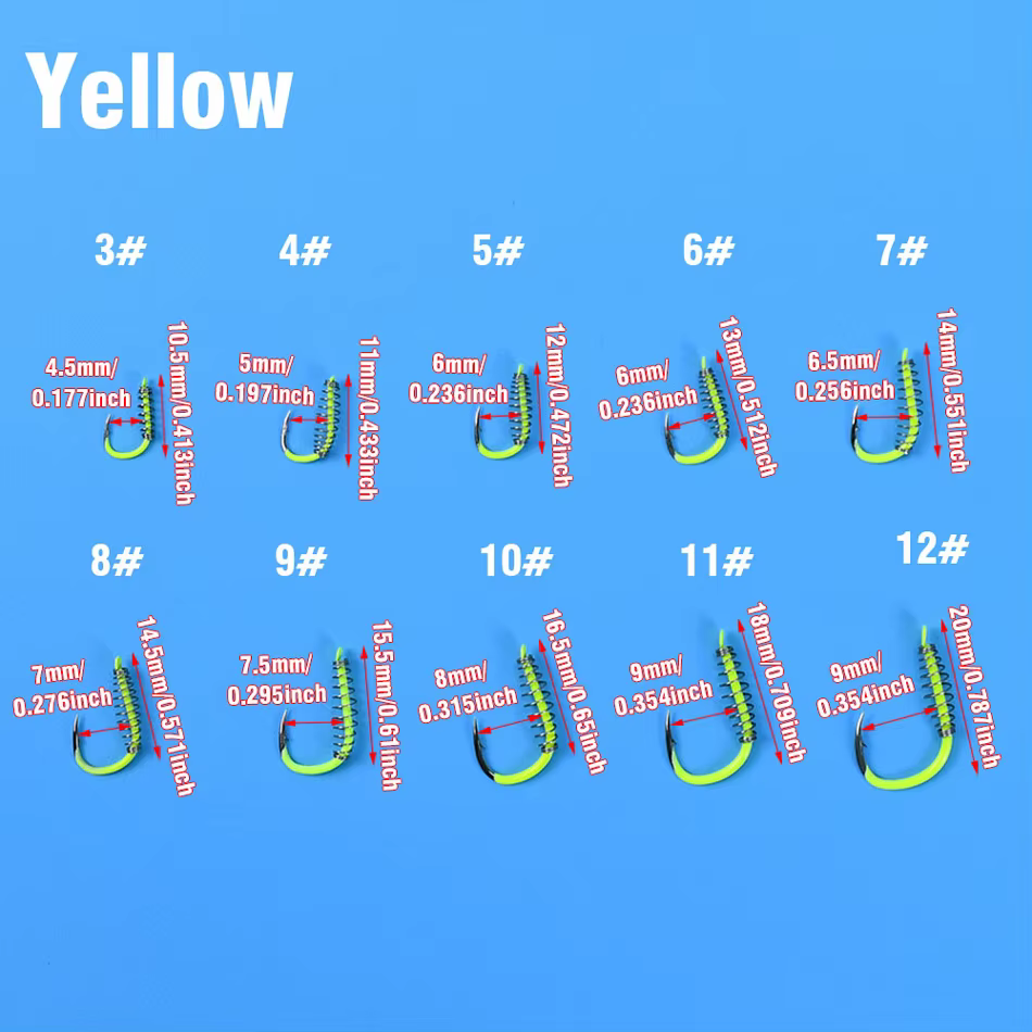 Anzuelos de acero de tungsteno para pesca costera