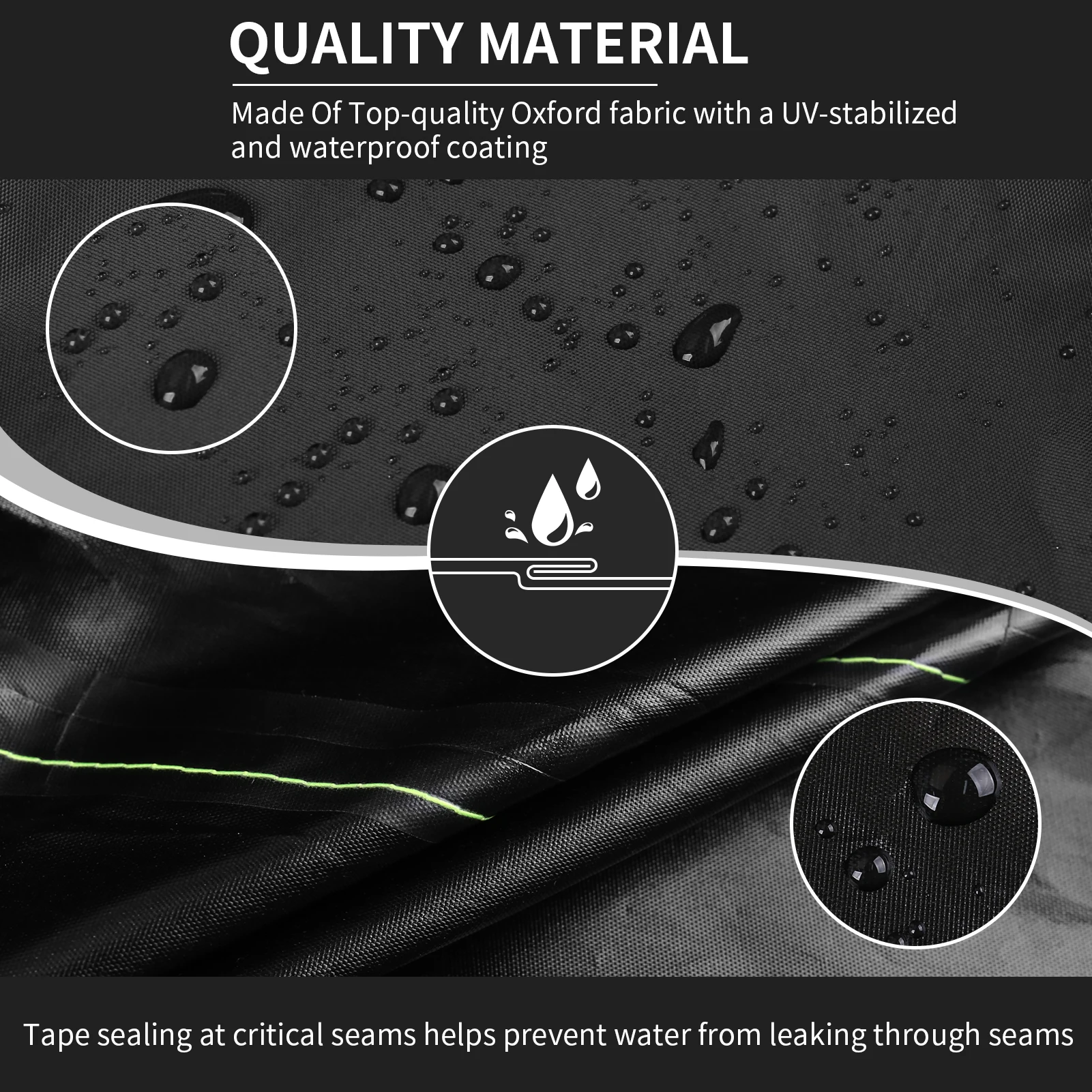 Funda impermeable Oxford para scooter eléctrico con tiras reflectantes - imagen 5