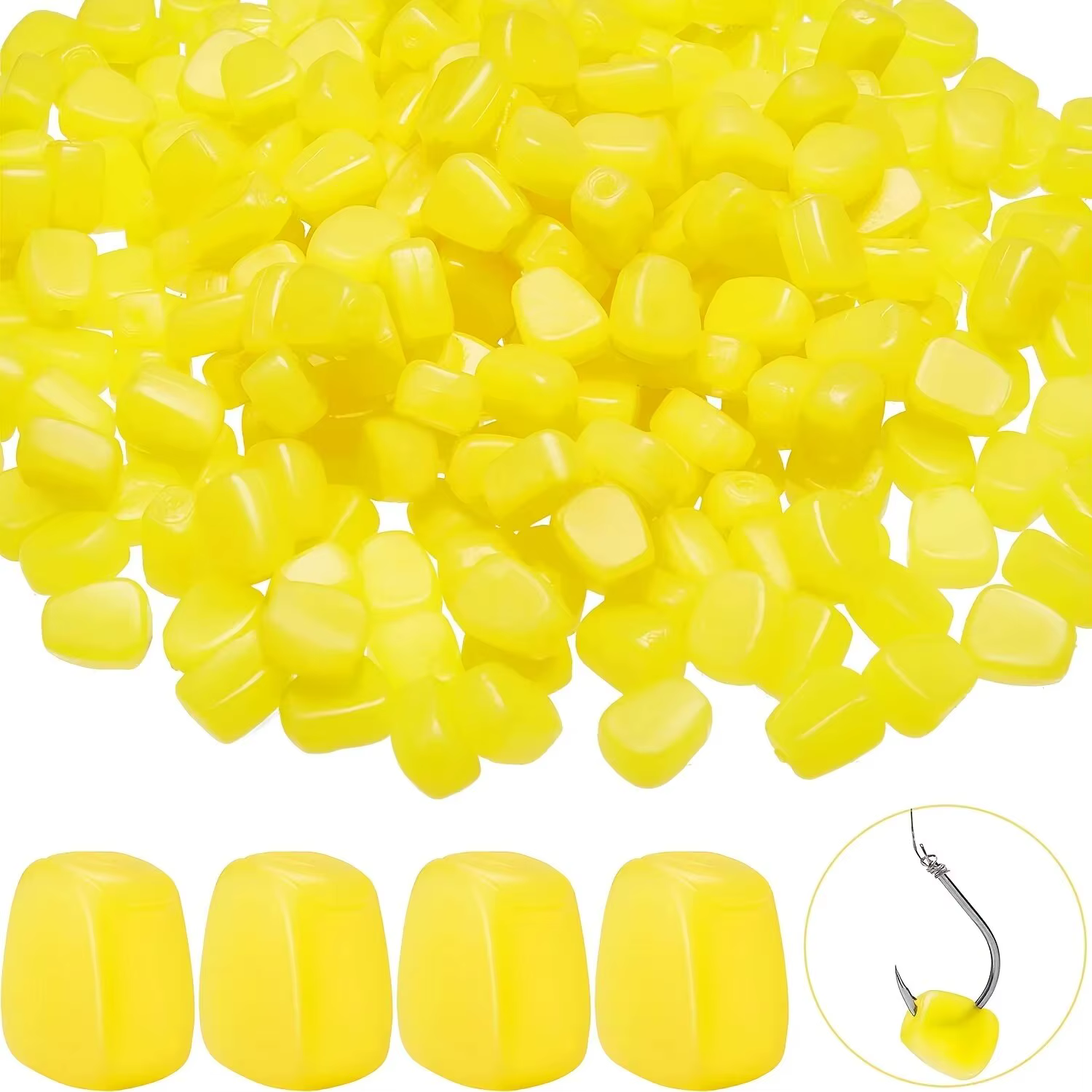 Cebo flotante de maíz para carpa – Softbait artificial de silicona - imagen 5