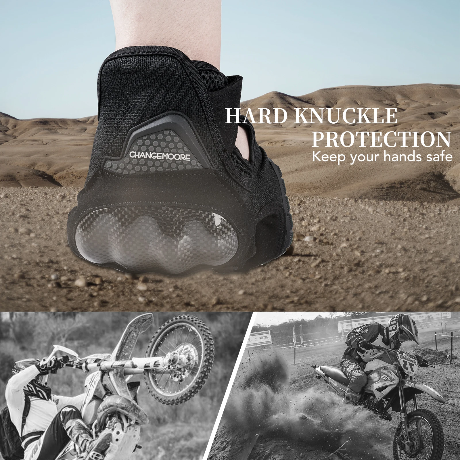Guantes de moto racing carretera unisex con pantalla táctil - imagen 5