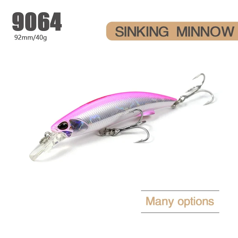 Señuelo Minnow biónico de lengua corta para pesca en mar - imagen 5