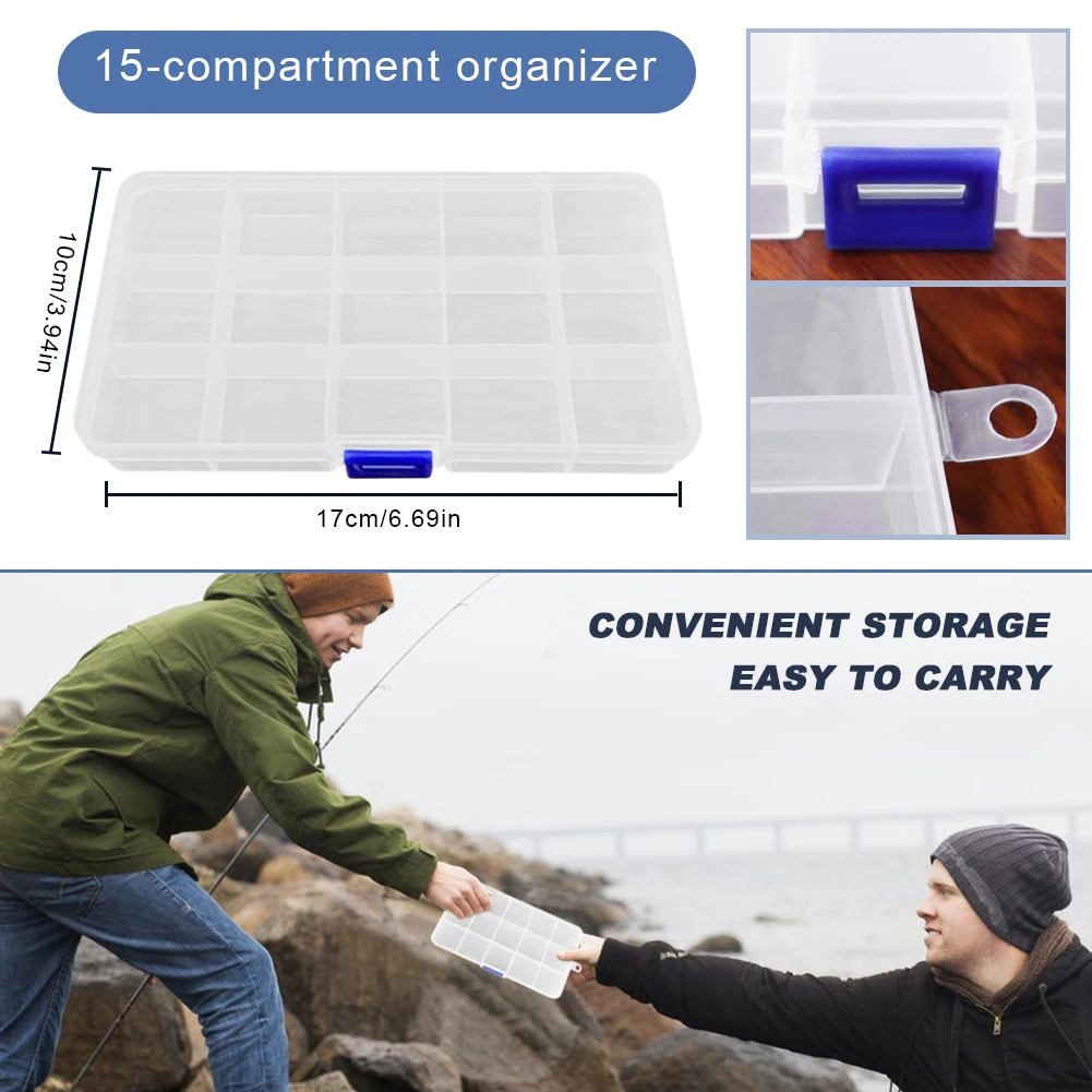 Caja de plástico desmontable con rejilla