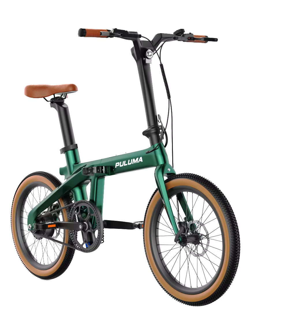 Bicicleta eléctrica plegable PULUMA PT20 – Fibra carbono ultraligera - imagen 4