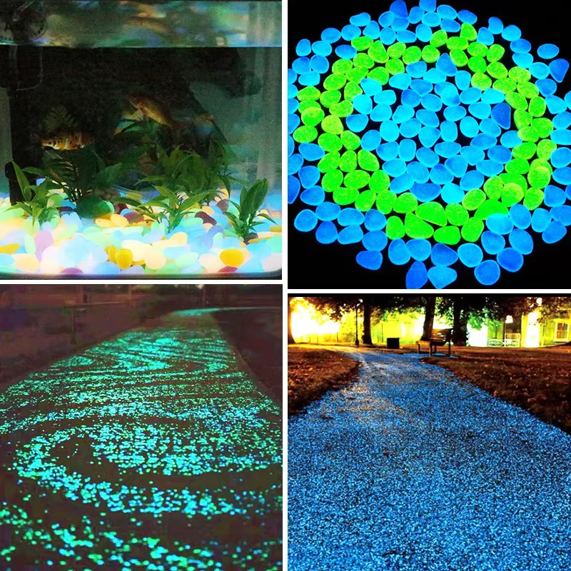 Piedras luminosas para jardín que brillan en la oscuridad - imagen 4
