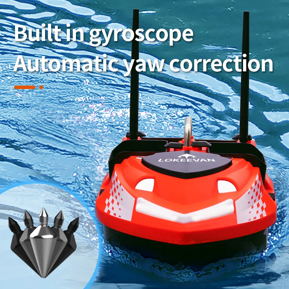Barco cebador RC V802 Pro con retorno automático y GPS - imagen 2