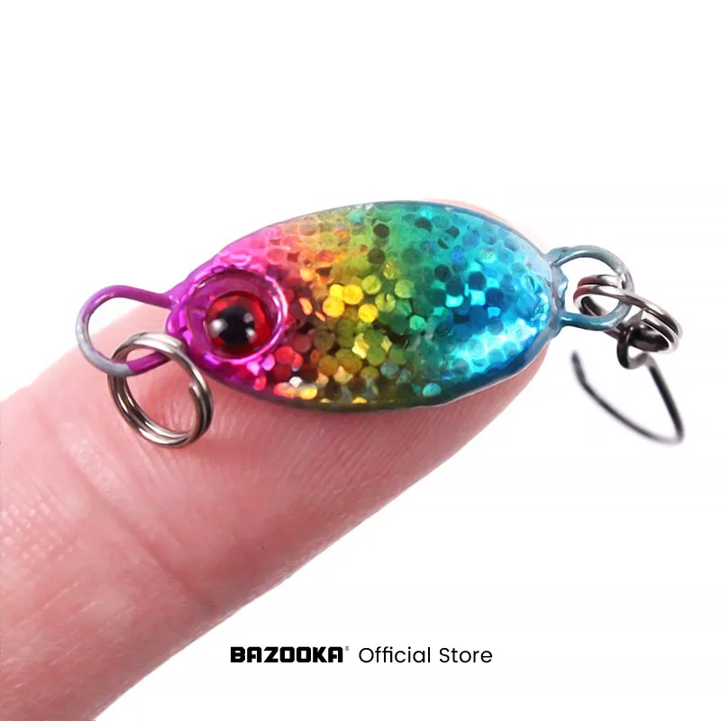 Bazooka Spinner Metal Spinnerbait cobre para trucha - imagen 4
