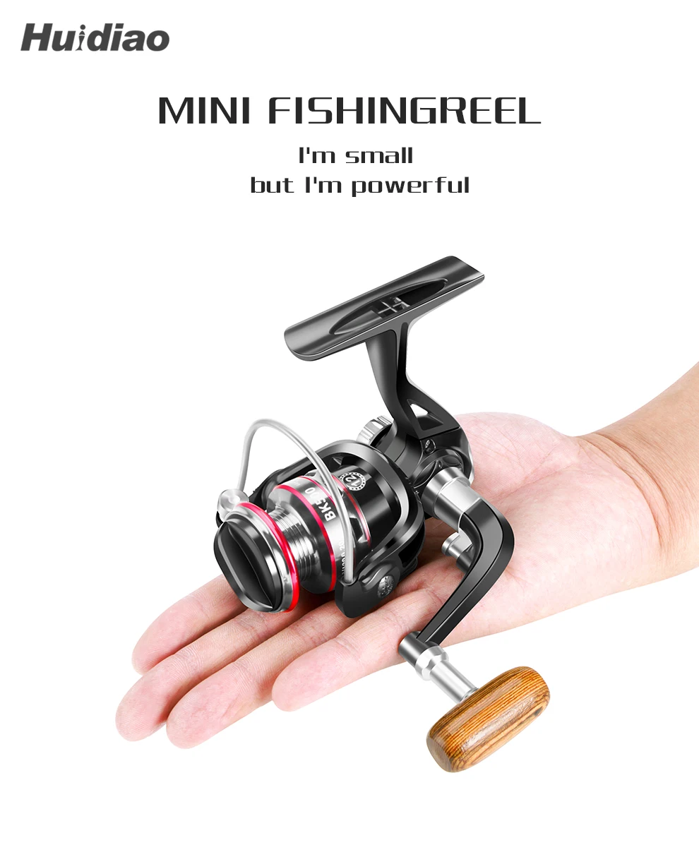 Reel compacta para pesca de hielo