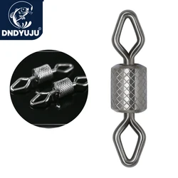 DNDYUJU Barril Giratorio Latón Patrón Diamante Conector de Pesca