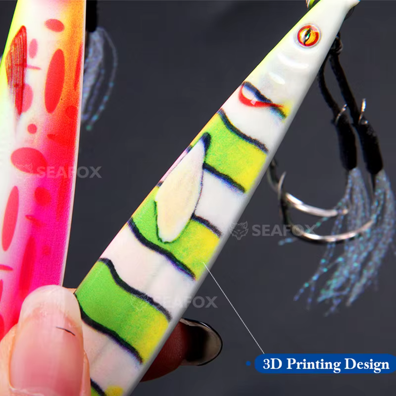 Jig Metálico Slow Pitch para Shore Jigging – Señuelo de Agua Salada - imagen 3