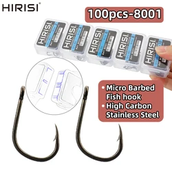 Anzuelos de Carpa Hirisi Ojo – Acero Carbono Japón