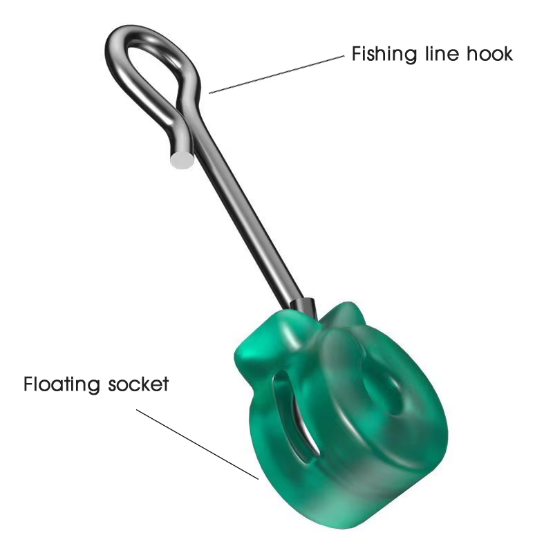 Soporte fijo para flotador de pesca, extraíble y estable - imagen 4