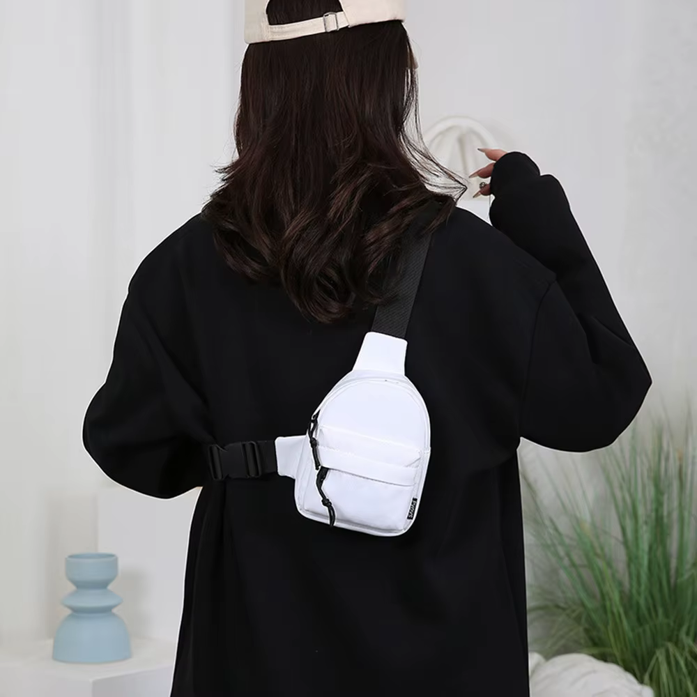 Bolso de pecho de nailon para uso diario
