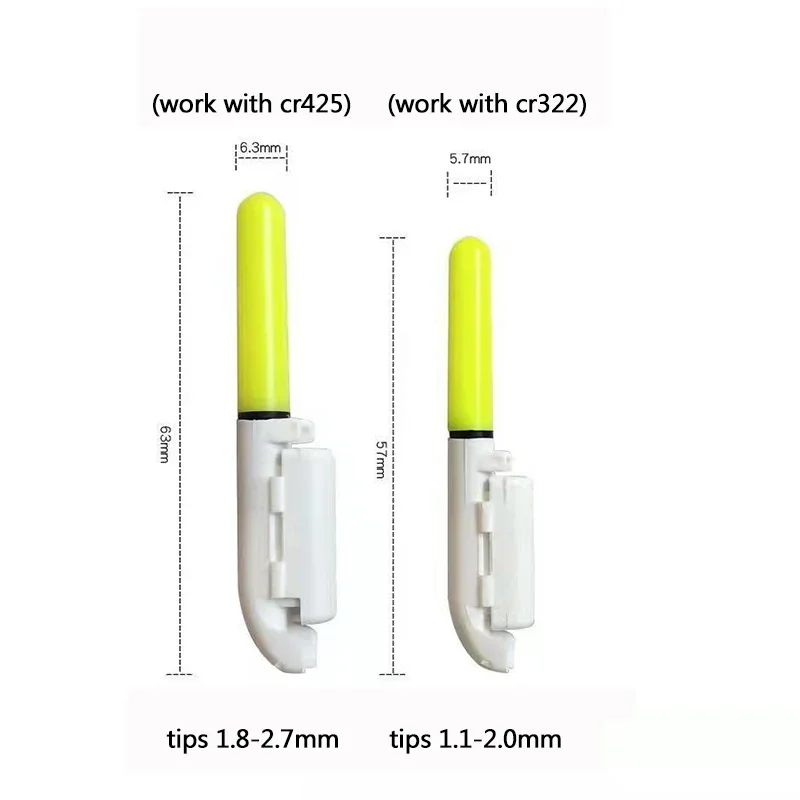 Luz Pinza D001 recargable para pesca nocturna en caña de pescar