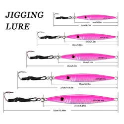 Goture señuelo cuchara jigging paso lento de plomo para lubina
