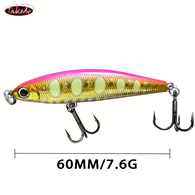 TAKEDO Minnow lápiz para pesca en el mar ABS plástico duro - imagen 5