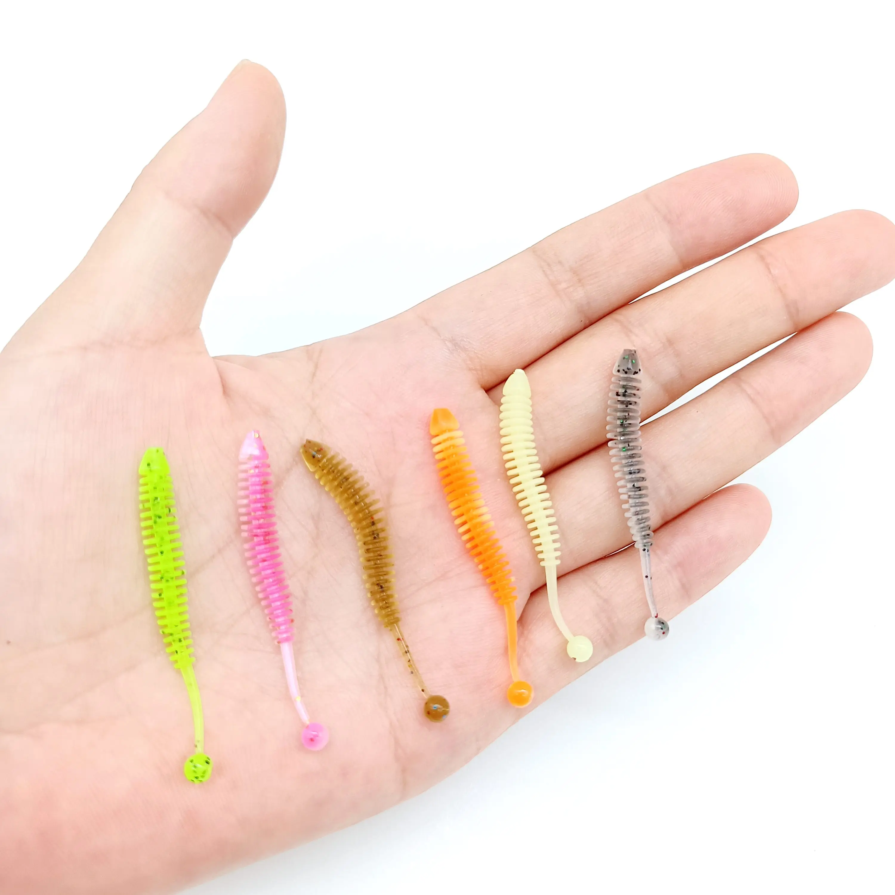 DUODUOYU Señuelo de silicona para lubina – Swimbait Wobbler 47-77mm - imagen 3